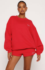 Test Drive Lounge Shorts Red